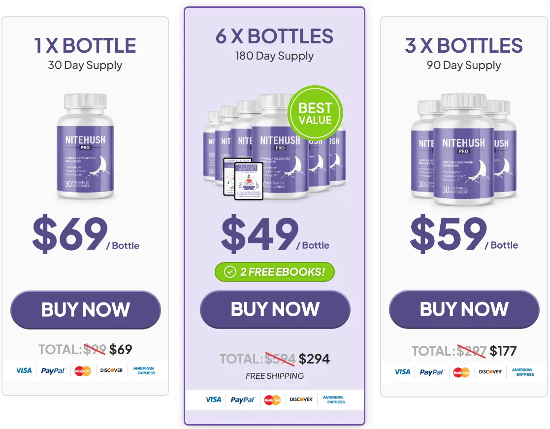 nitehush pro official website